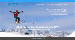 Desktop Screenshot of obozynarciarskie.horn.turystyka.pl