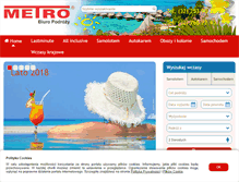 Tablet Screenshot of metro.turystyka.pl