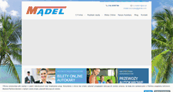 Desktop Screenshot of madel.turystyka.pl