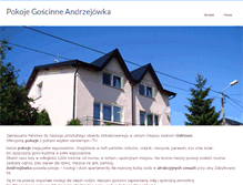 Tablet Screenshot of andrzejowka.turystyka.pl