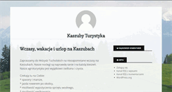 Desktop Screenshot of kaszuby.turystyka.pl