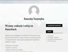 Tablet Screenshot of kaszuby.turystyka.pl