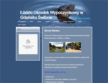 Tablet Screenshot of domkinadmorzem.turystyka.pl